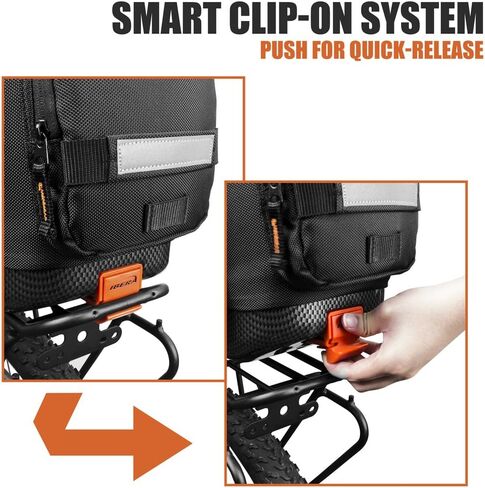 Ibera Pakrak Touring Bicycle Seatpost/Disc/Non/Disc Rack وحقيبة الإفراج السريع in Kuwait