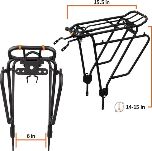 Ibera Pakrak Touring Bicycle Seatpost/Disc/Non/Disc Rack وحقيبة الإفراج السريع in Kuwait