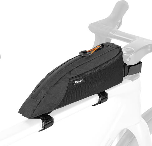 ROCKBROS Top Tube Bike Bag for Cycling, Bicycle Frame Bag for Bikepacking, Waterproof Bike Storage Bag, Cycling Accessories for Road Mountain Gravel Electric Bike (Black) in Saudi Arabia