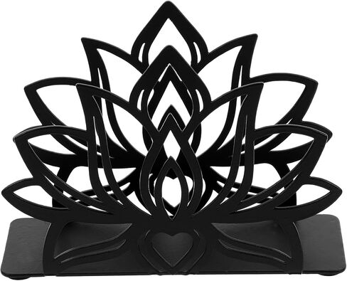 Zerodeko Lotus Flower Flower Holder Vintage Metal Fedabkin Stand Black Cast Cochtail Cocktail Neeperizer Farmhouse Farmin in Kuwait