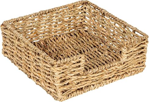 Creative Co-Op Hand-Woven Seagrass Napkin Holder, Natural in Saudi Arabia