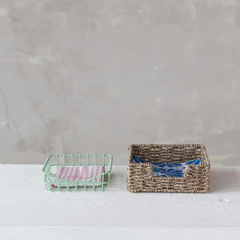 Creative Co-Op Hand-Woven Seagrass Napkin Holder, Natural in Saudi Arabia