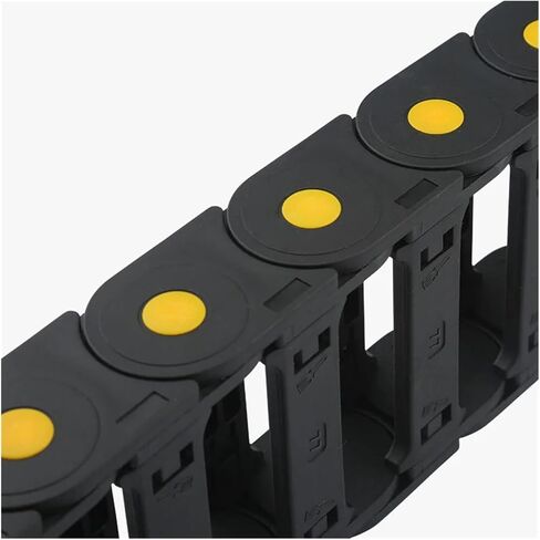 Cable Drag Chain Wire 20x25 20x38 20x40 20x50mm 20x57 L1000mm Closed Bridge Nylon Cable Track Tank Drag Chain of Engraving Machine Tool Accessories Wire Drag Chain(100mm,20X77MM_BRIDGE TYPE) in Saudi Arabia