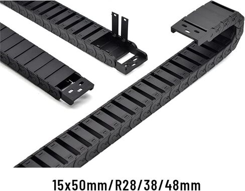 Drag Chain Cable Chain OF-X15BF.1.N 15x50mm R28mm 38mm 48mm Semi-Closed Inner Opening(28mm) in Saudi Arabia