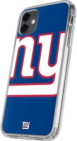 Skinit Clear Phone Case Compatible with iPhone 11 - Officially Licensed NFL New York Giants Large Logo Design in Saudi Arabia
