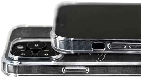 Skinit Phone Case Compatible with MagSafe iPhone 15 Pro Max - Officially Licensed NFL Miami Dolphins Black & White Design in Saudi Arabia