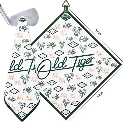 Swig Sip Premium Magnetic Golf Towel - Fast Drying, Easy Clean, Soft Waffle Weave Towel for Men & Women - 18x18inches,with Magnet for Golf Carts & Clubs - Ideal for Golfers in Kuwait