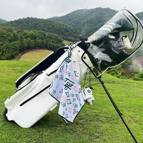 Swig Sip Premium Magnetic Golf Towel - Fast Drying, Easy Clean, Soft Waffle Weave Towel for Men & Women - 18x18inches,with Magnet for Golf Carts & Clubs - Ideal for Golfers in Kuwait