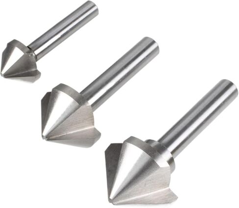 4.5-60mm 3 Flute 90 Degree Chamfer Countersink Drill Bits 1Pcs(Size:40mm) in Saudi Arabia