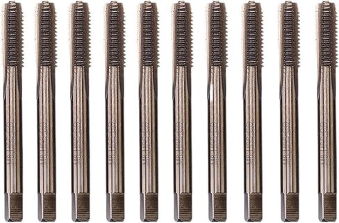 10PCS Cobalt Screw Tap Drill Bits Machine Taps for Metal Stainless Steel(M2 M2.5 M3 M4 M5 M6 M8 M10 M12)(Size:M2.5) in Saudi Arabia