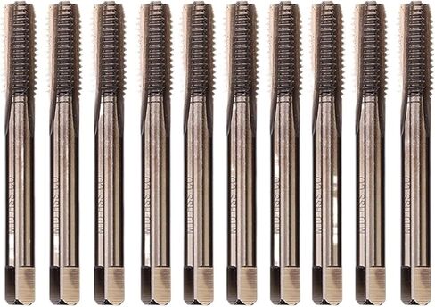 10PCS Cobalt Screw Tap Drill Bits Machine Taps for Metal Stainless Steel(M2 M2.5 M3 M4 M5 M6 M8 M10 M12)(Size:M2.5) in Saudi Arabia