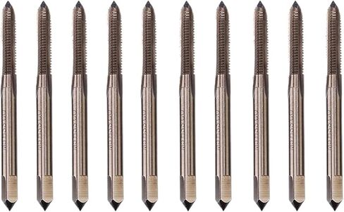 10PCS Cobalt Screw Tap Drill Bits Machine Taps for Metal Stainless Steel(M2 M2.5 M3 M4 M5 M6 M8 M10 M12)(Size:M2.5) in Saudi Arabia