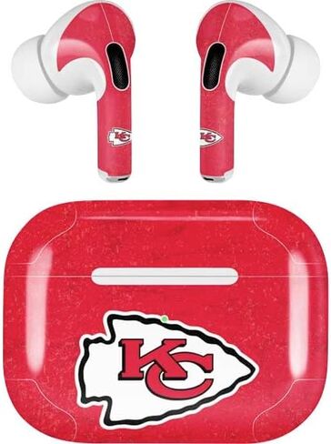 Skinit Decal Audio Skin Compatible with Apple AirPods Pro - Officially Licensed NFL Kansas City Chiefs Design in Saudi Arabia