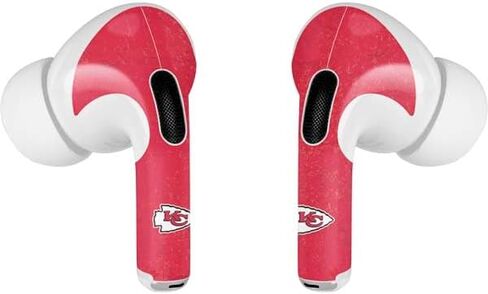 Skinit Decal Audio Skin Compatible with Apple AirPods Pro - Officially Licensed NFL Kansas City Chiefs Design in Saudi Arabia