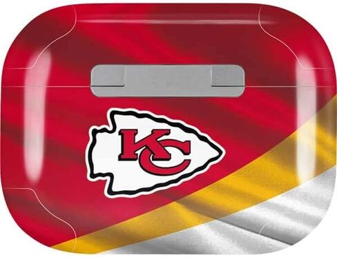 Skinit Decal Audio Skin Compatible with Apple AirPods Pro - Officially Licensed NFL Kansas City Chiefs Design in Saudi Arabia
