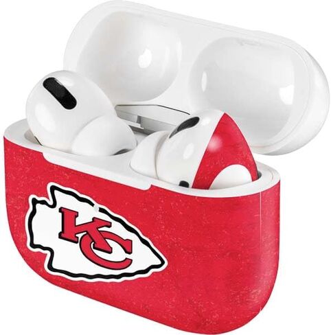 Skinit Decal Audio Skin Compatible with Apple AirPods Pro - Officially Licensed NFL Kansas City Chiefs Design in Saudi Arabia