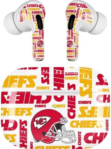 Skinit Decal Audio Skin Compatible with Apple AirPods Pro - Officially Licensed NFL Kansas City Chiefs Design in Saudi Arabia