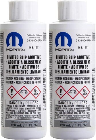 Genuine Mopar Fluid 4318060AC Limited Slip Additive - 4 oz. Bottle , White in Saudi Arabia