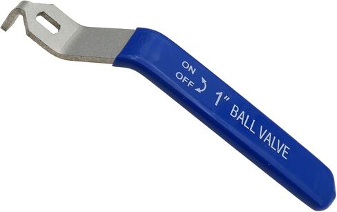 1 PCS Ball Valve Handle DN25 Blue Lever Handle Ball Valve for Outdoor Faucet Particle Service Service فوهة مع Nut (Hole: 6x10mm) (DN25) in Saudi Arabia