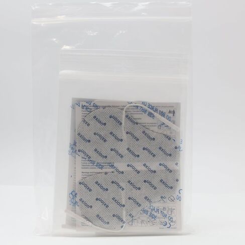 2pcs القطب اللاصق شكل مثالي لعلاج TENS على الرقبة والظهر والكتفين | أقطاب لاصقة ذاتية القابلة لإعادة الاستخدام لوحدات عشرات in Kuwait