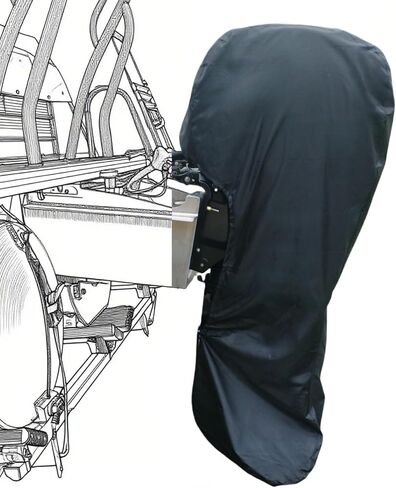 Boat Marine Outboard Engine Cover for Mercury Yamaha Honda 100 115 150 HP Heavy Duty Hood Motor Cowling Lightweight Protector in Saudi Arabia