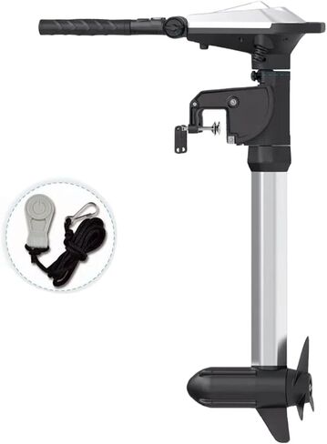 HASWING Electric Trolling Motor – Ventura T 24V 5 HP Power Adjustable Shaft DD Brushless Motor Transom Mount Bracket Stepless Speed Control Folding Handle Boat Fishing Saltwater Freshwater in Saudi Arabia