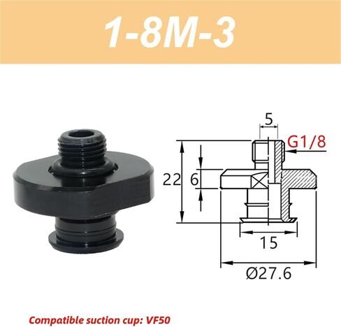 VF Manipulator Vacuum Cup Cup VF15/20/20/40/40/50 الملحقات الصناعية 1PCs (1-8M-3) in Kuwait