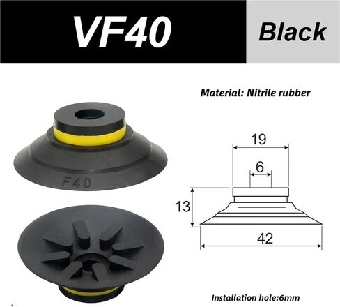 VF Manipulator Vacuum Cup Cup VF15/20/20/40/40/50 الملحقات الصناعية 1PCs (1-8M-3) in Kuwait