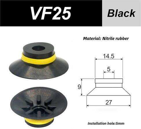 VF Manipulator Vacuum Cup Cup VF15/20/20/40/40/50 الملحقات الصناعية 1PCs (1-8M-3) in Kuwait