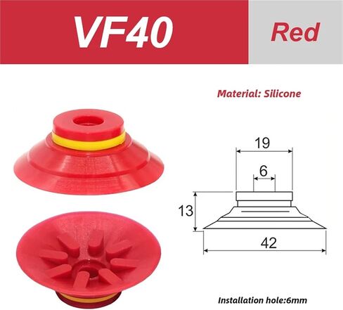 VF Manipulator Vacuum Cup Cup VF15/20/20/40/40/50 الملحقات الصناعية 1PCs (1-8M-3) in Kuwait