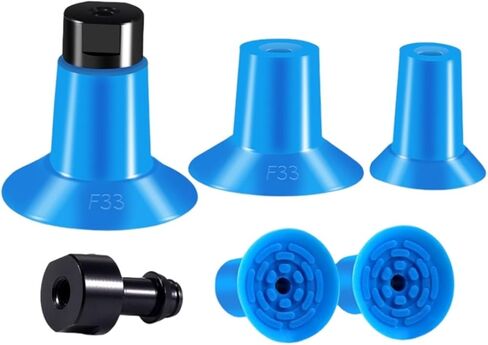Vacuum Suction Cup Fittings Suction Cup Industrial F18 F22 F26 F33 Manipulator Vacuum Nozzle 1Pcs(F1-W-1-8 inch) in Saudi Arabia