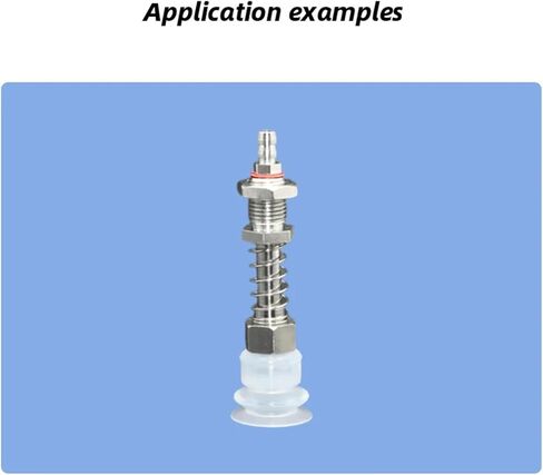 Vacuum Suction Cup Base 11mm Hardware Manipulator Fixture Tail Air Inlet 1Pcs(L65-M10-11) in Saudi Arabia