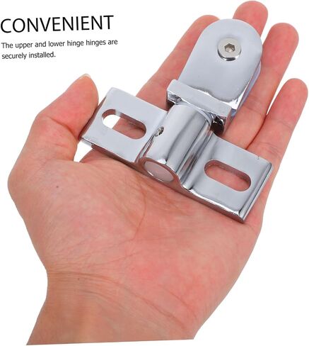 Homoyoyo Shower Door Hinge Pivot Hinge for Glass Door Metal Replacement for Shower Screen in Saudi Arabia