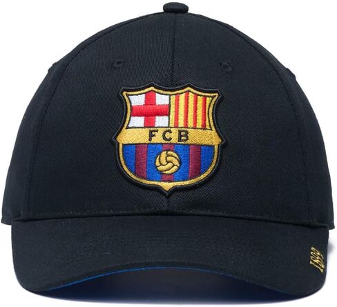 Adult Unisex International Soccer Barcelona Basic Adjustable Hat, Black, One Size in Saudi Arabia