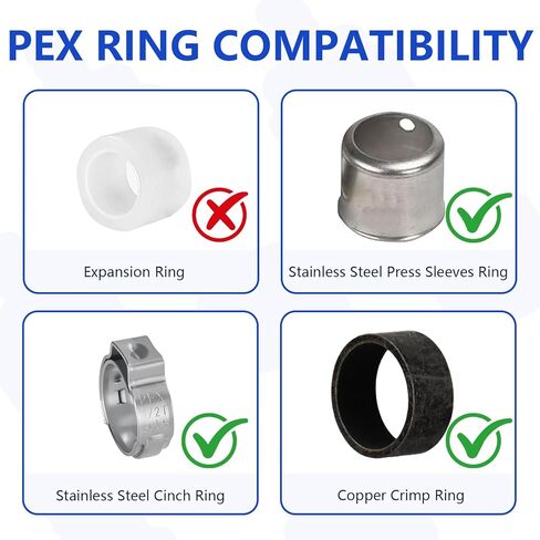 PEX تقليل TEE 3/4 "× 3/4" × 1/2 "، نحاس لا حديد من أجل تجعيد أو cinch ، PEX-B متوافق ، 12 حزمة in Kuwait