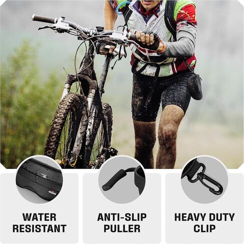 NoCry Storage Case for Safety Glasses with Felt Lining, Reinforced Zipper and Handy Belt Clip in Kuwait