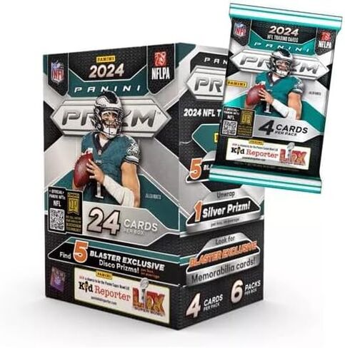 2024 Panini NFL Prizm Trading Trading Card Box (Prizms Disco!) in Saudi Arabia