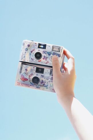 Retocolor Bling-Bling 400 35mm Disposable Film Camera 27EXP, ISO400, Color Negative Film, Focus Free, Easy to Use, Built in Flash, Single Use (Film and Battery Included) in Kuwait