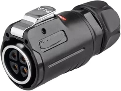 4 دبوس الطاقة الدائرية موصل أنثى في الهواء الطلق مقاوم للماء M24 in Kuwait