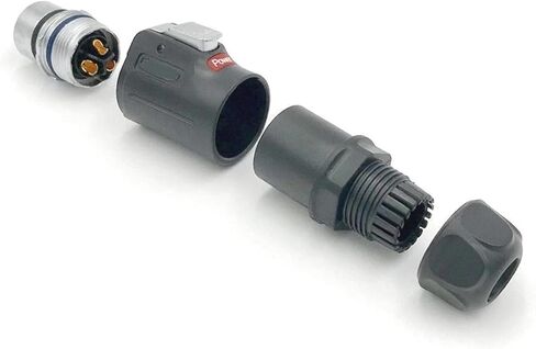 4 دبوس الطاقة الدائرية موصل أنثى في الهواء الطلق مقاوم للماء M24 in Kuwait