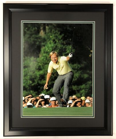 Legends Never Die Jack Nicklaus - 1986 Masters Champion - 18 "× 22" صورة مزدوجة مؤطرة in Saudi Arabia