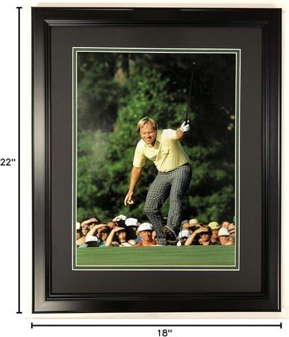 Legends Never Die Jack Nicklaus - 1986 Masters Champion - 18 "× 22" صورة مزدوجة مؤطرة in Saudi Arabia