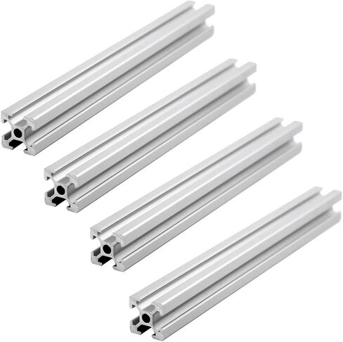 4pcs 2020 Aluminum Extrusion T Slot EU Standard 100 200 300 500 600 800 1000mm for CNC 3D Printer DIY(1000mm) in Saudi Arabia