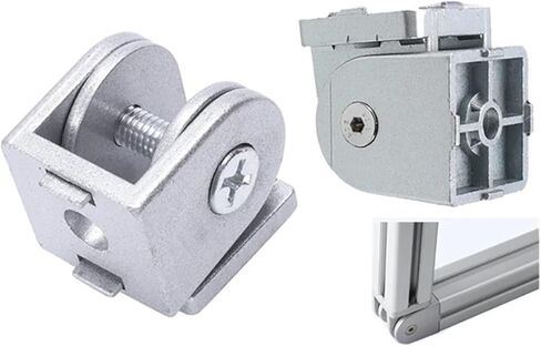 2020/3030/4040 Zinc Alloy Living Hinge Aluminum Profile Adjustable Living Hinge Right Angle Flexible Pivot Joint Connector(3030) in Saudi Arabia