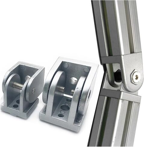 2020/3030/4040 Zinc Alloy Living Hinge Aluminum Profile Adjustable Living Hinge Right Angle Flexible Pivot Joint Connector(3030) in Saudi Arabia