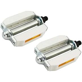 Alta 1/2" White PVC Metal Beach Cruiser Bike Pedals in Kuwait