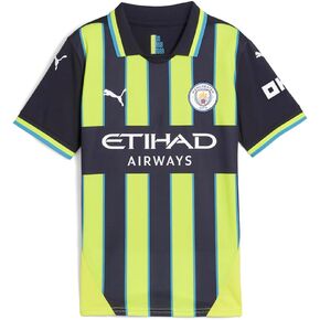 PUMA - Juniors MCFC Away Jersey Replica, Color New Navy/Yellow Glow, Size: Medium in Kuwait