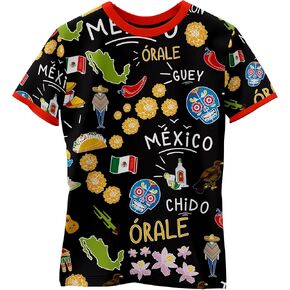 2 حزمة تي شيرت Viva Mexico Independece Day 5 Mayo للأطفال والبالغين عدة أحجام ... in Kuwait