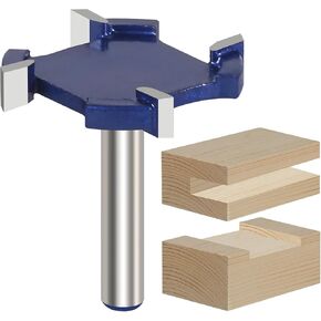 1Pc 1/4inch Shank 4 Carbide Teeth Spoilboard Surfacing Router Bit for Slab Flattening Wood Planing Bit Planer Bit in Saudi Arabia