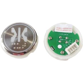 Elevator COP Round Button PB31-10 Lift Spare Parts Open Close Door White Light with Braille in Saudi Arabia